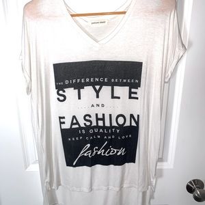 White Fashion Teeshirt
